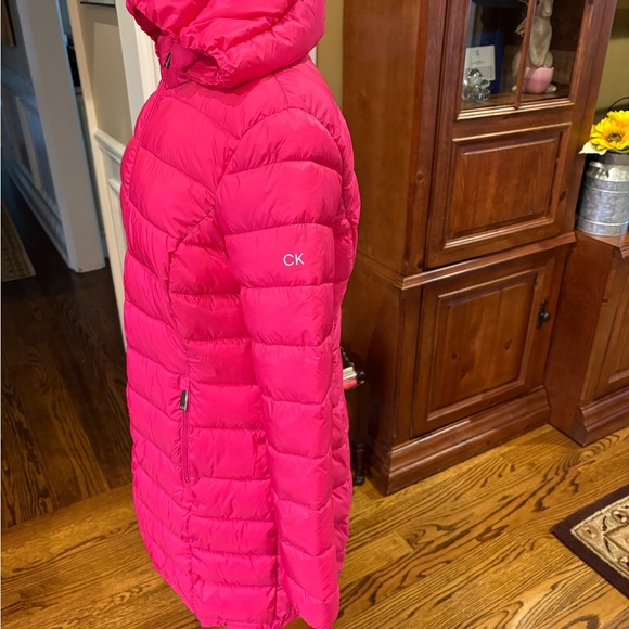 Calvin Klein Packable Lightweight Puffer Coat - Size Large - Picture 5 of 10